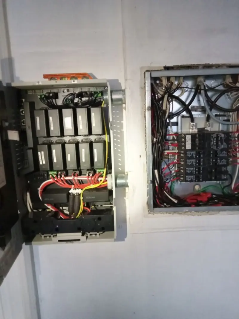 Electrical panel upgrade completed for Commercial Electrician Services in Saukville